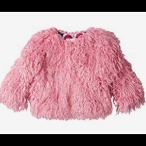Hatley Kids Girl's Pink Faux Mongolian Fur…